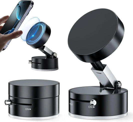 Vacuum Suction Magnetic Phone Stand