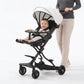 Baby Stroller – Smooth Glide, 360° Recline, Sun-Ready