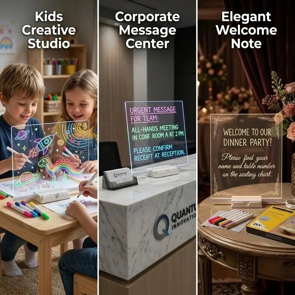 3D Magic Light Drawing Board for Kids – Tracing & Drawing Pad with 3D Glasses