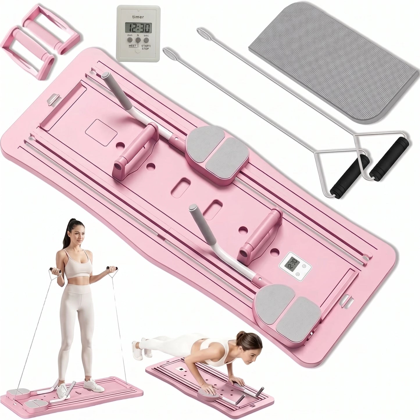 8-in-1 Foldable Exercise Board — Home Gym for Women & Men