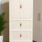 PREMIUM MODULAR WARDROBE – Foldable & Stackable Clothes Organizer with Transparent Doors, Hanging Rods & Wheels