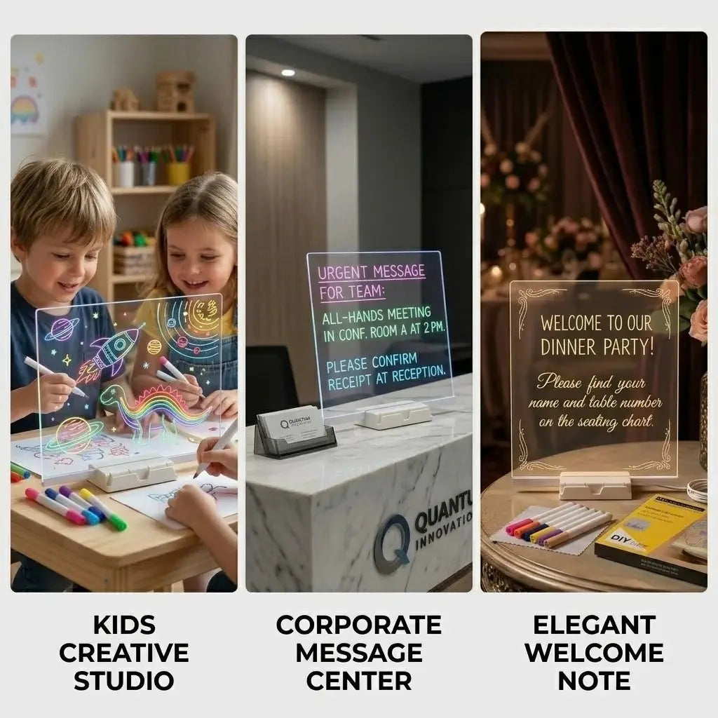 3D Magic Light Drawing Board for Kids – Tracing & Drawing Pad with 3D Glasses
