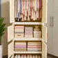 PREMIUM MODULAR WARDROBE – Foldable & Stackable Clothes Organizer with Transparent Doors, Hanging Rods & Wheels