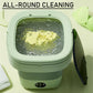 Portable Mini Folding Washing Machine 11L – Compact Washer for Baby Clothes, Travel & Small Spaces