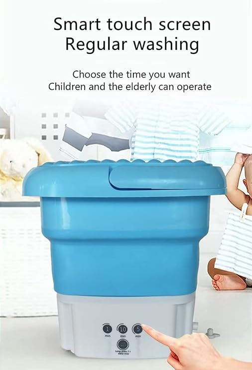 6L Portable Foldable Mini Washing Machine and Dryer: Your All-in-One Laundry Solution