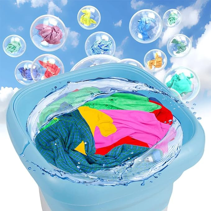 6L Portable Foldable Mini Washing Machine and Dryer: Your All-in-One Laundry Solution