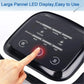 Electric Knee Massager with Heat | Vibration + Red Light Therapy | Rechargeable Cordless Pain Relief Device