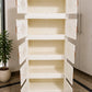Foldable Modular Storage Cabinet — 5-Layer Stackable Organizer with Magnetic Doors and Wheels
