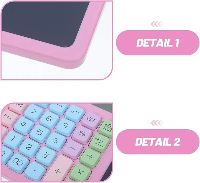 3-in-1 Calculator & LCD Writing Pad with Stylus