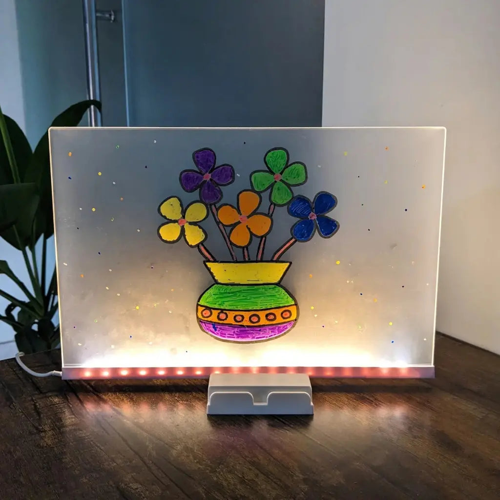 3D Magic Light Drawing Board for Kids – Tracing & Drawing Pad with 3D Glasses