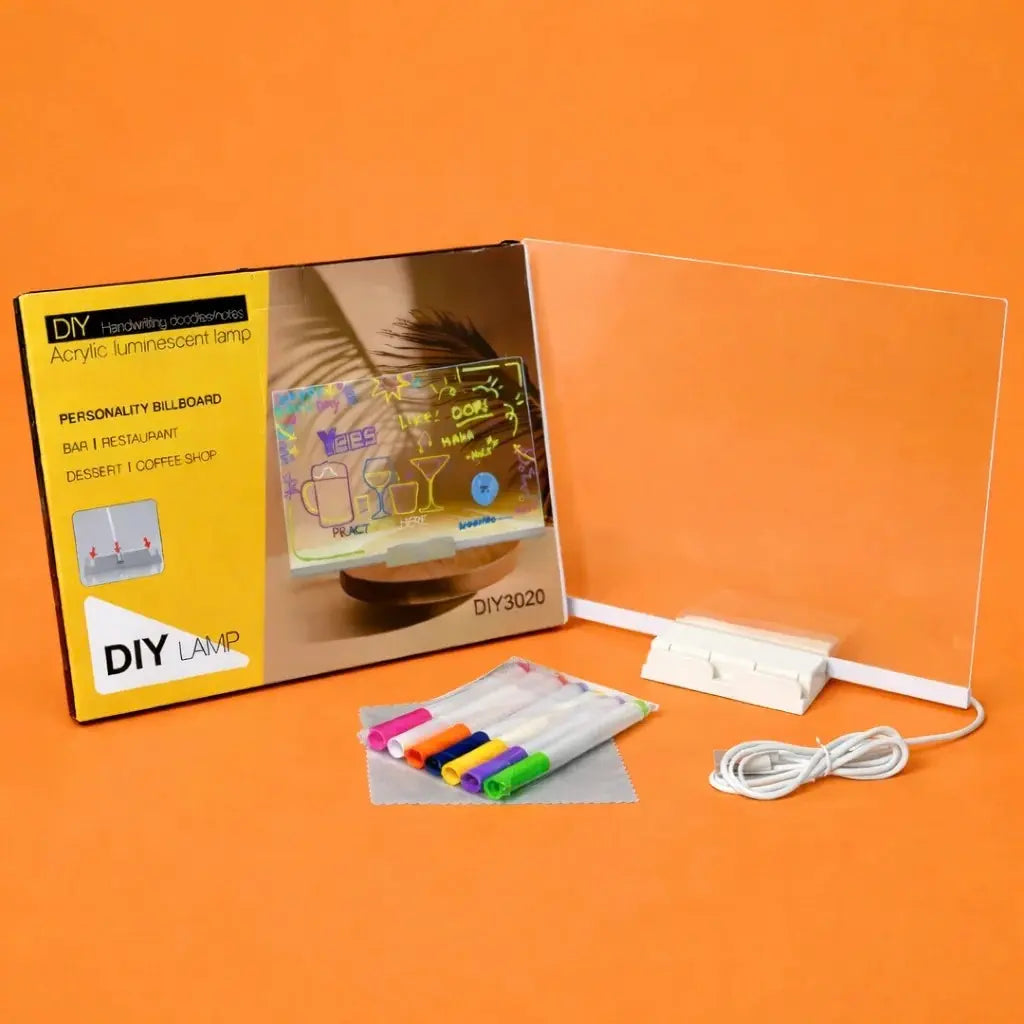 3D Magic Light Drawing Board for Kids – Tracing & Drawing Pad with 3D Glasses