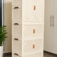 PREMIUM MODULAR WARDROBE – Foldable & Stackable Clothes Organizer with Transparent Doors, Hanging Rods & Wheels
