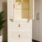 PREMIUM MODULAR WARDROBE – Foldable & Stackable Clothes Organizer with Transparent Doors, Hanging Rods & Wheels