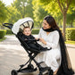 Baby Stroller – Smooth Glide, 360° Recline, Sun-Ready