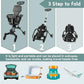 Premium Compact Baby Stroller – Foldable with Cushion & Sun Canopy