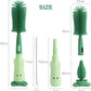 3-in-1 Silicone Baby Bottle Cleaning Brush Set – Pacifier, Straw,